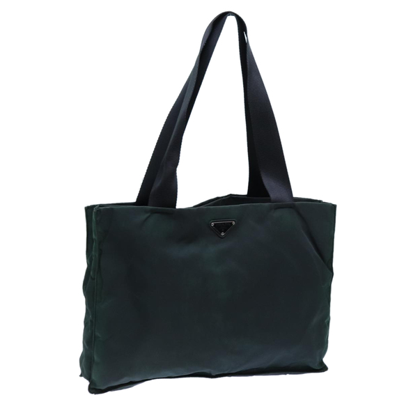 PRADA Tote Bag Nylon Green Auth 72777 - Picture 1 of 16
